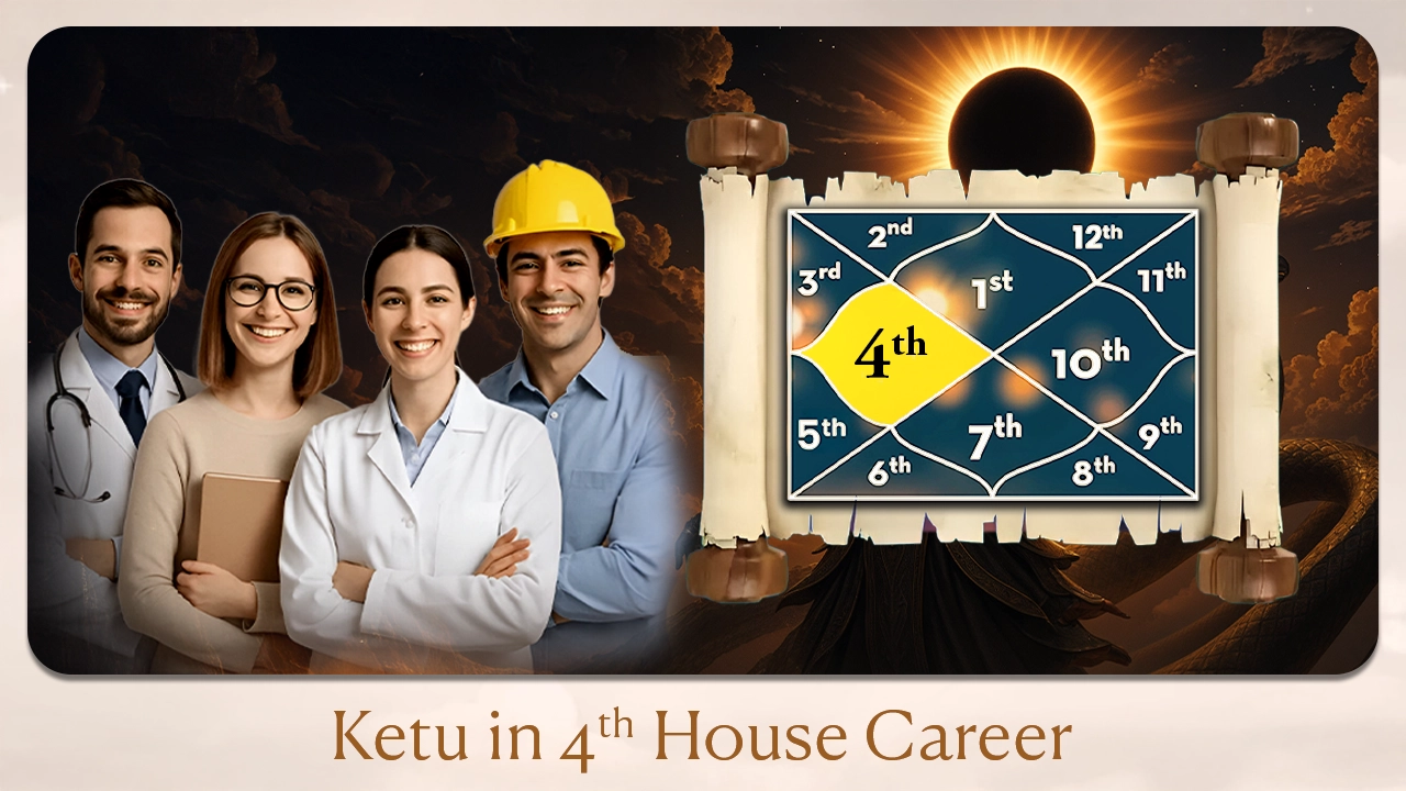 Ketu in 4th house career